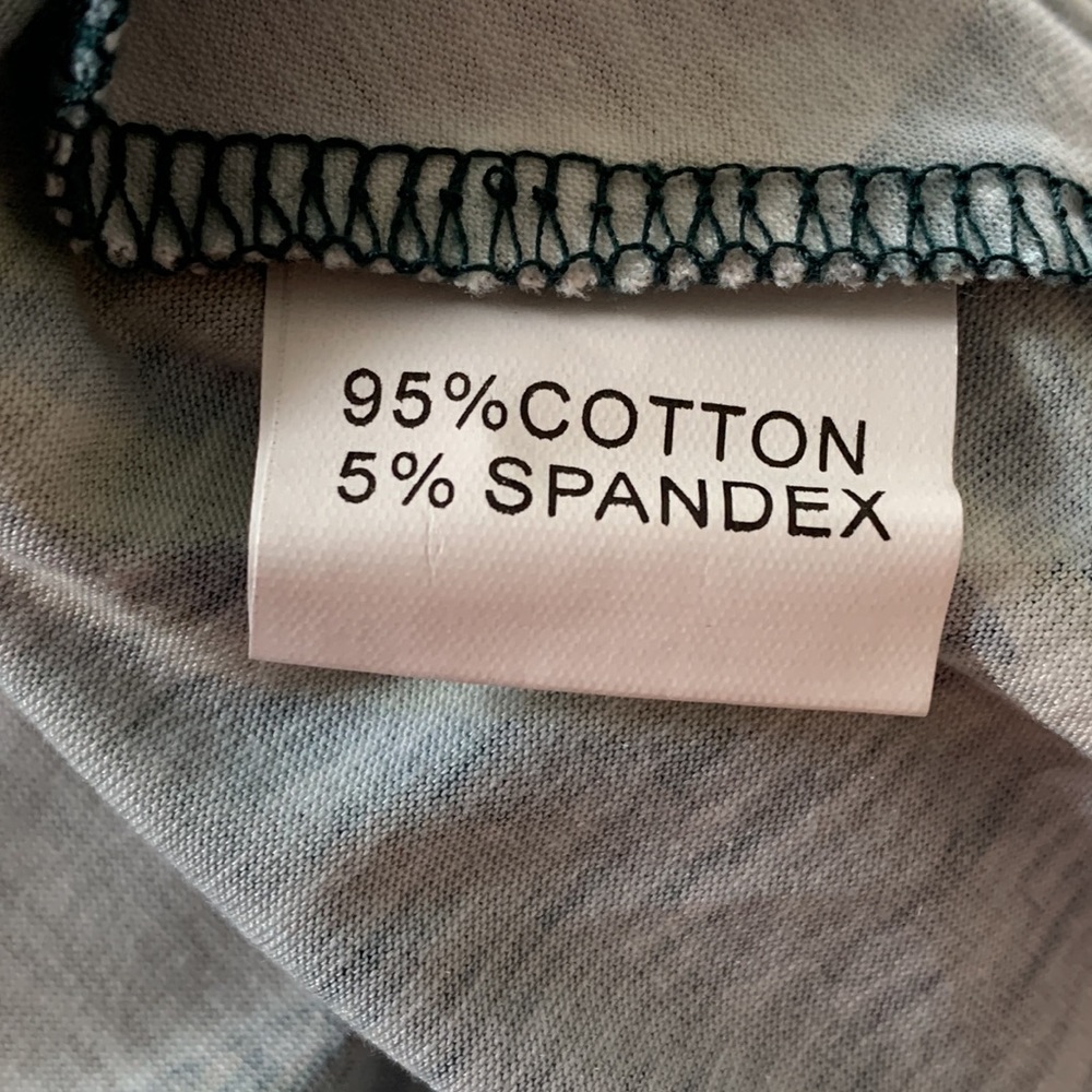 New Ouges Leaf Tropical Print Halter Midi Dress G… - image 8